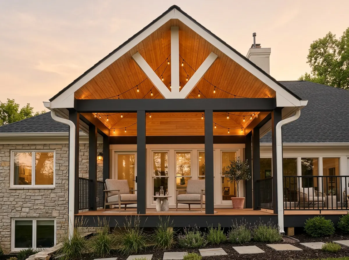 Gabled Covered Deck